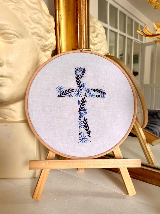 Autocollants soluble broderie - La Croix Hivernale