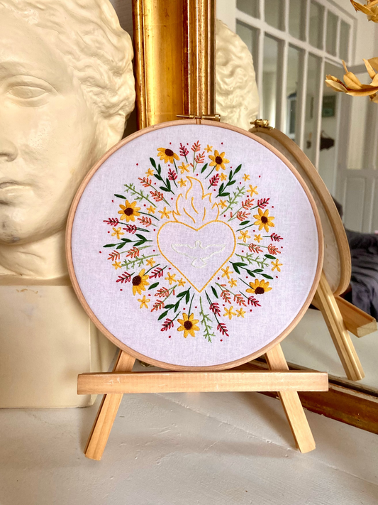 Kit de broderie - Le Coeur Eclatant