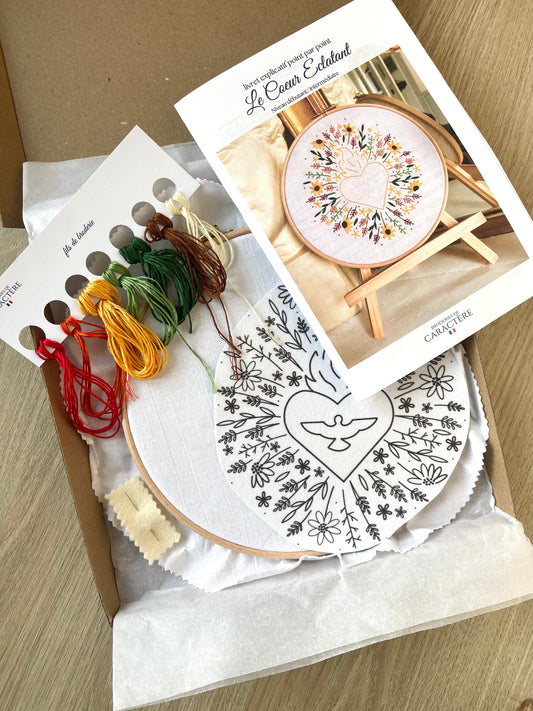 Kit de broderie - Le Coeur Eclatant