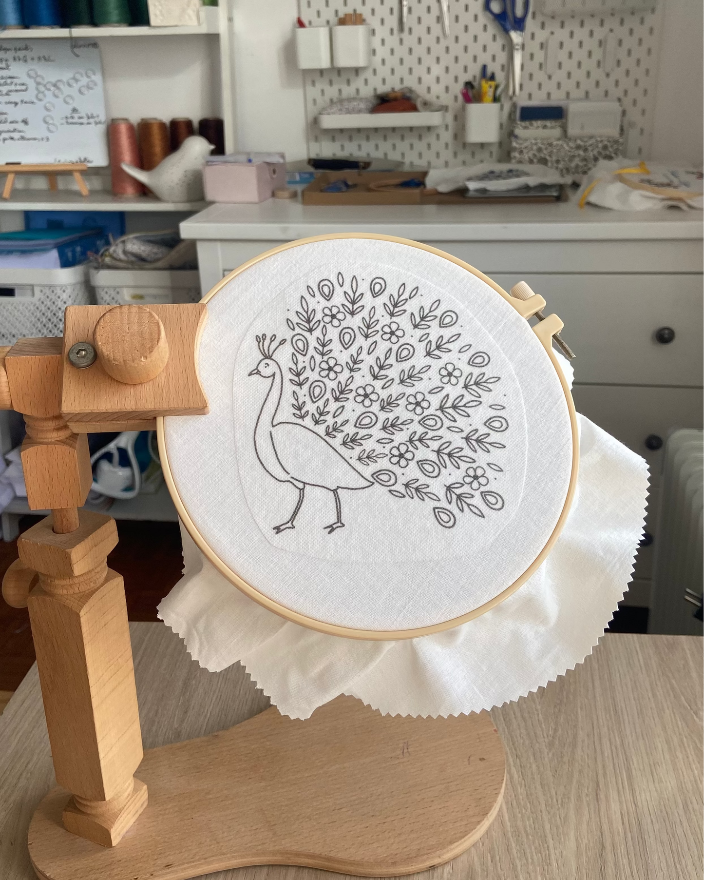 Kit de broderie - Constant le Paon
