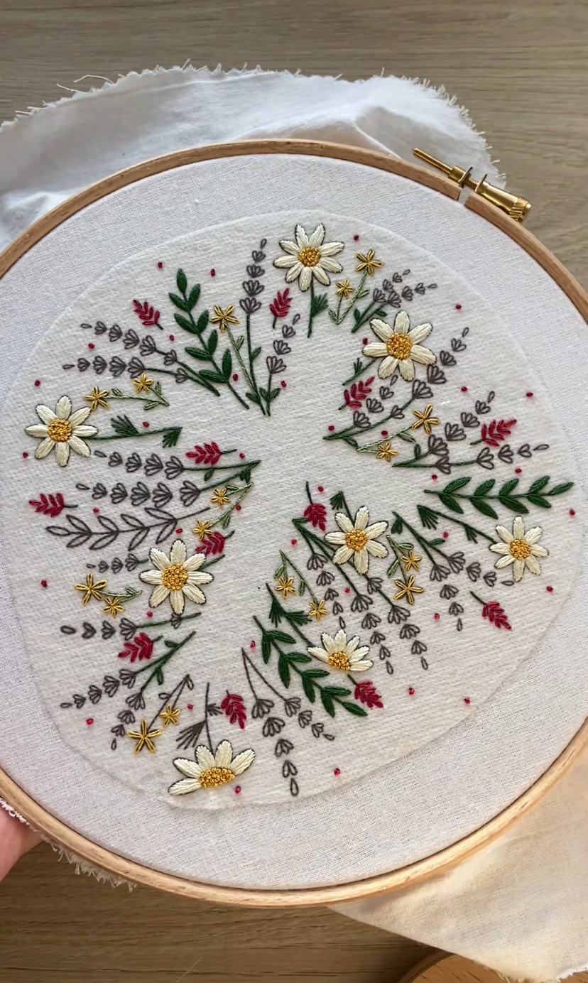 Kit de broderie - La Croix Printanière