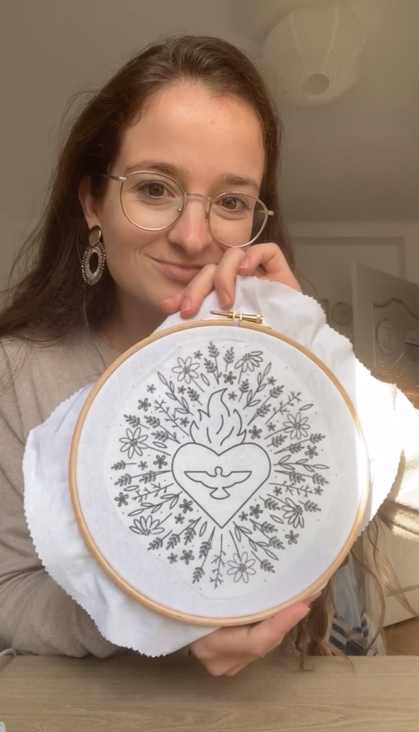 Kit de broderie - Le Coeur Eclatant