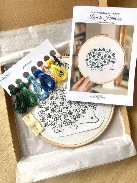 Kit de broderie - Léon le Hérisson