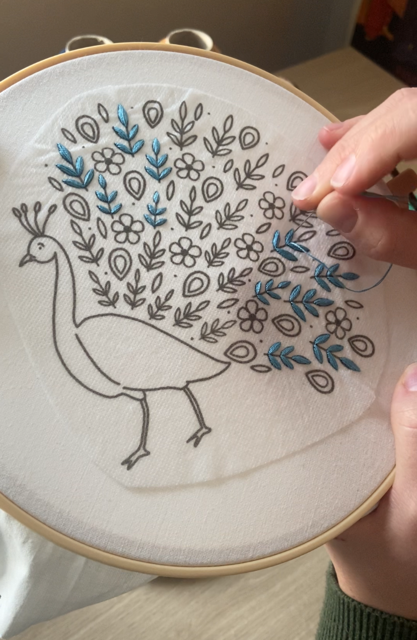 Kit de broderie - Constant le Paon