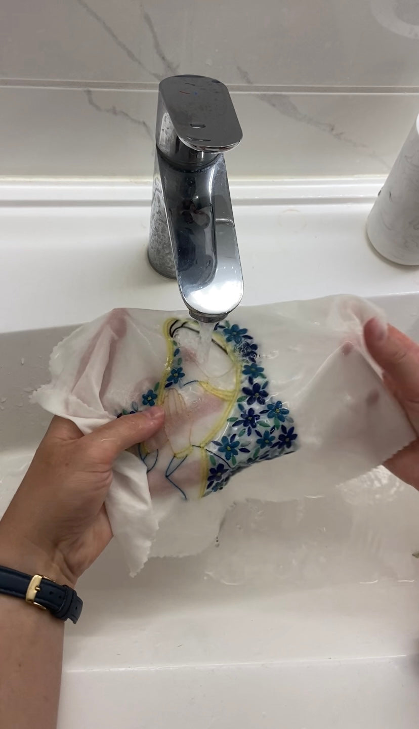 Autocollant soluble - Notre Dame des Iris