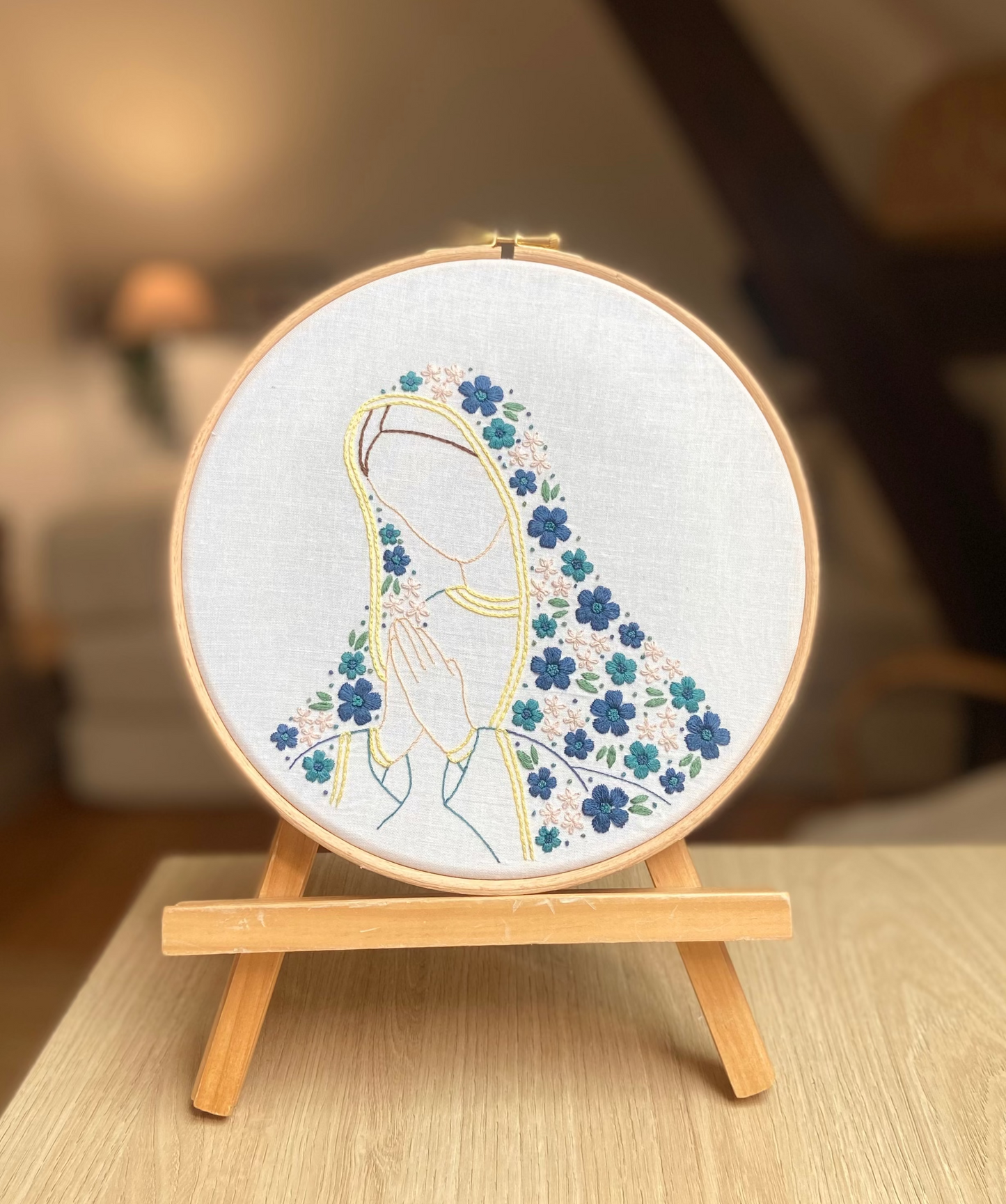 Autocollant soluble broderie - Notre Dame des Fleurs